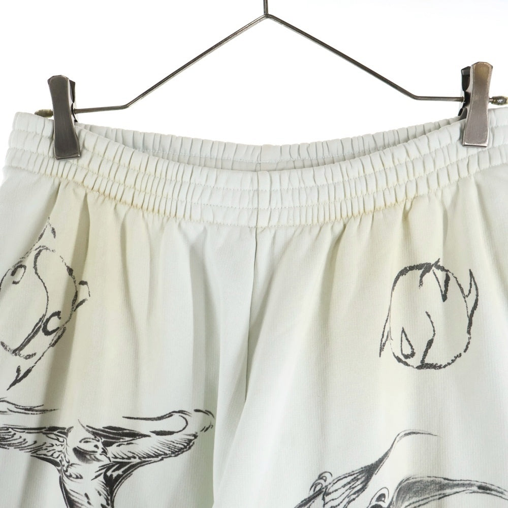 BALENCIAGA(バレンシアガ) 24SS Graffiti Baggy Sweat Pants 787357 TQVK1 グラフィティ スウェットパンツ ホワイト