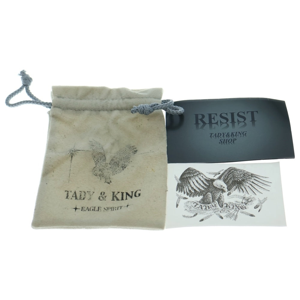 TADY & KING(タディアンドキング) 特大SVフェザー剣先右向きK18 シルバー/ゴールド