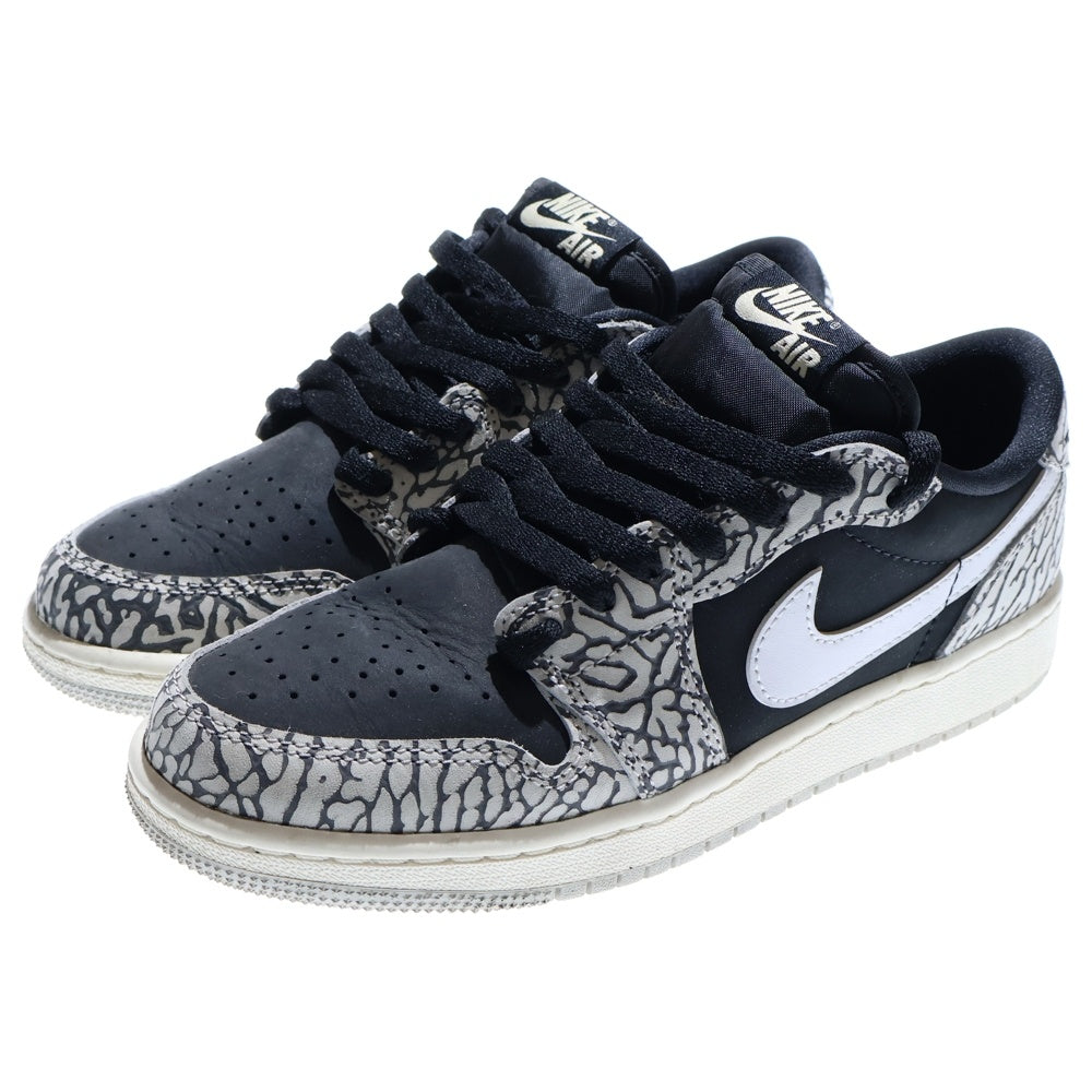 NIKE(ナイキ) AIR JORDAN1 RETRO LOW OG (GS) CZ0858-001 エアジョーダン1レトロ ローカットスニーカー シューズ ブラック/ホワイト US5Y/23.5cm レディース