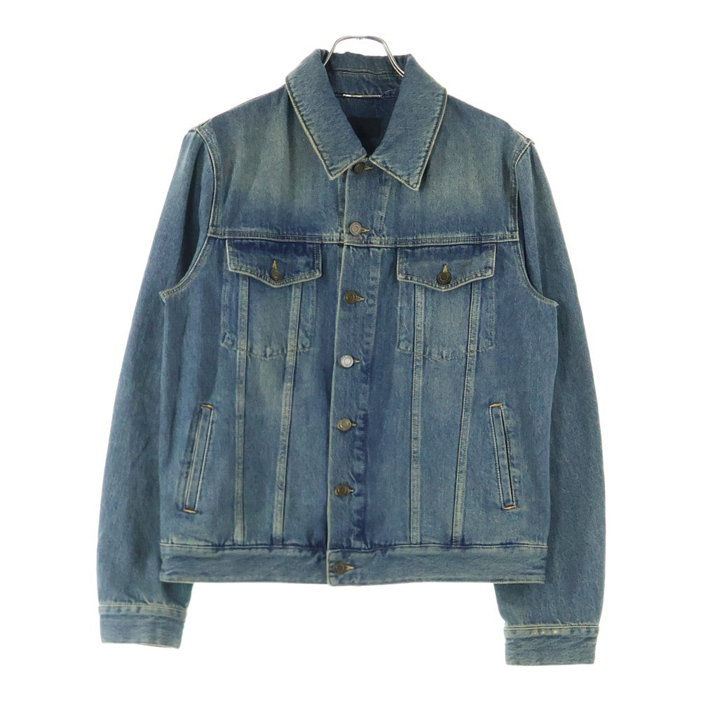 SAINT LAURENT PARIS(サンローランパリ) ウォッシュ加工 デニムジャケット 597064 YC868 インディゴ