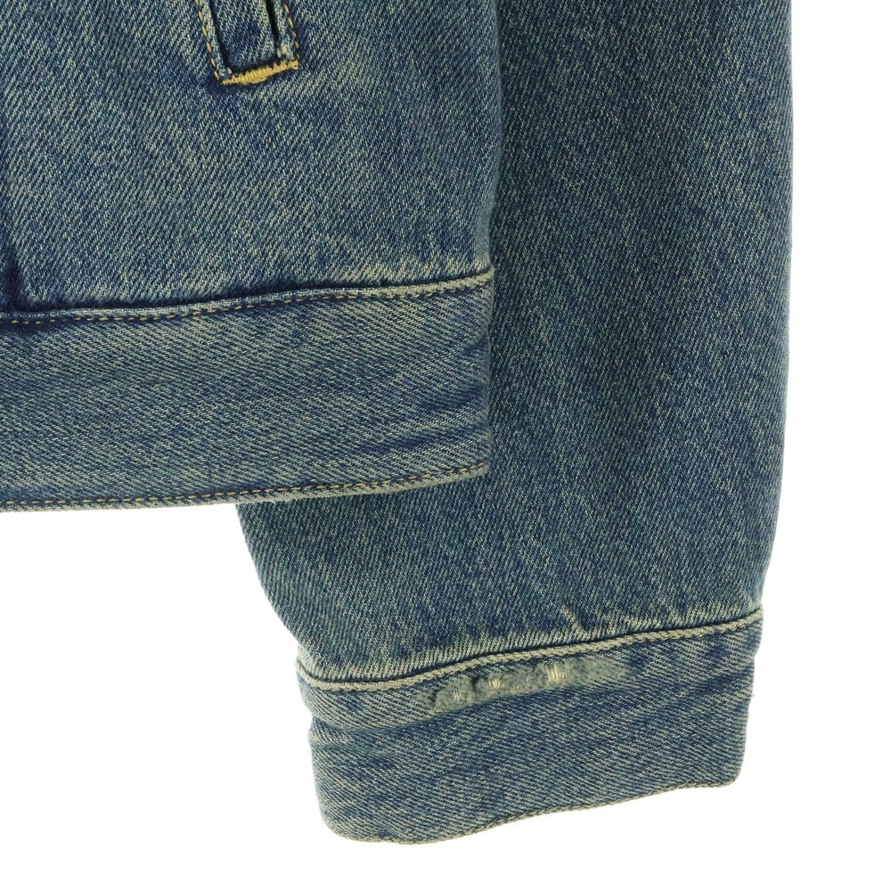 SAINT LAURENT PARIS(サンローランパリ) ウォッシュ加工 デニムジャケット 597064 YC868 インディゴ