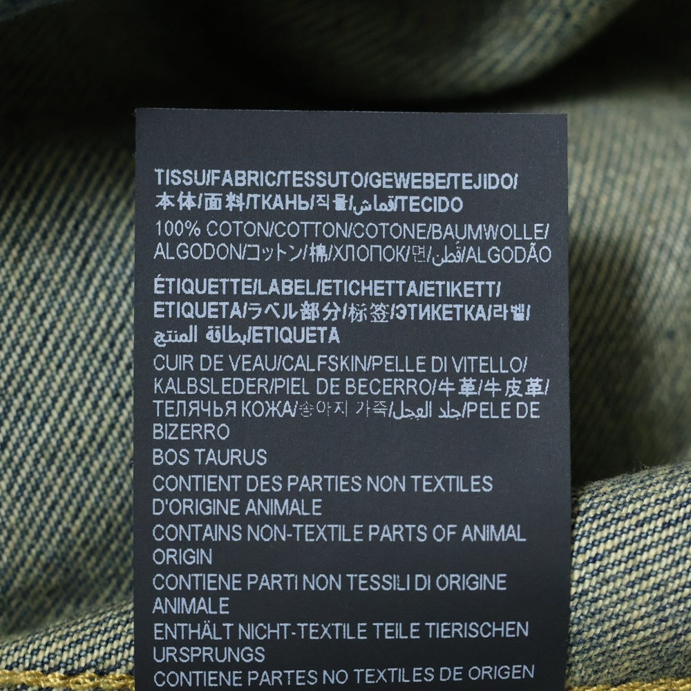 SAINT LAURENT PARIS(サンローランパリ) ウォッシュ加工 デニムジャケット 597064 YC868 インディゴ