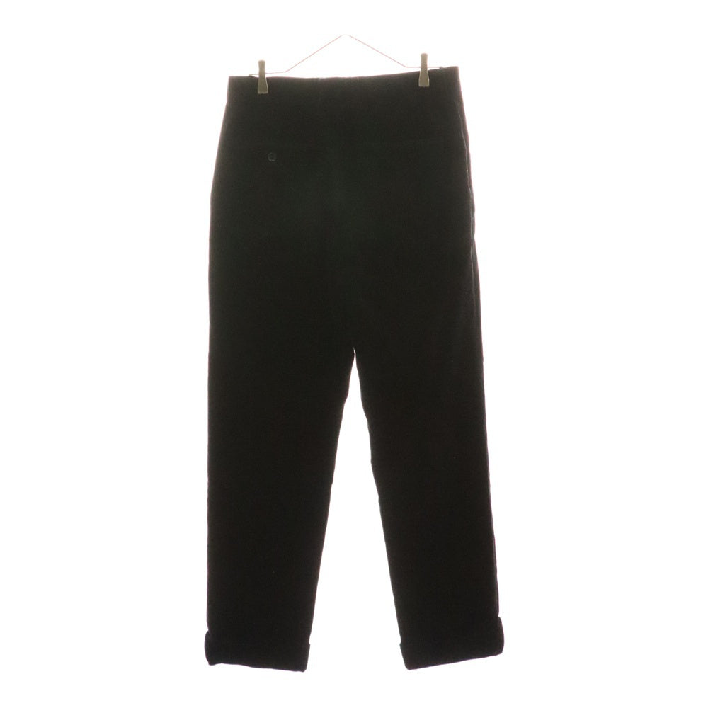 WACKO MARIA(ワコマリア) 21AW PLEATED TROUSERS プレーテッド トラウザーズ コーデュロイパンツ ブラック 21FW-WMP-TR19
