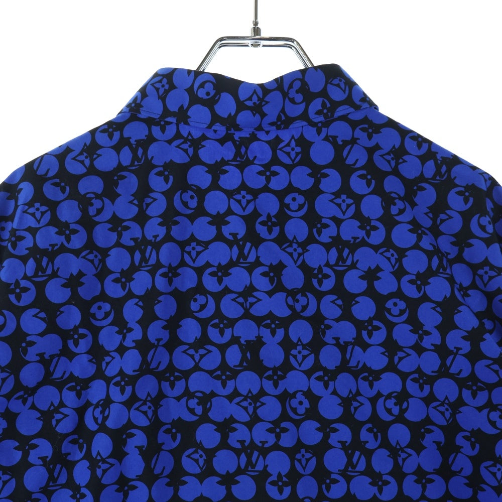 LOUIS VUITTON(ルイヴィトン) 19AW パーフォレーテッドモノグラムパターン 長袖シャツ RM192M ORS HHS20W ネイビー