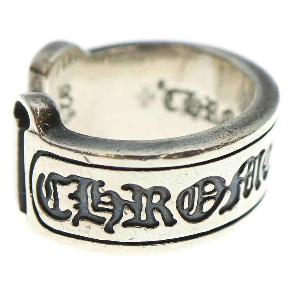 CHROME HEARTS(クロムハーツ) LG SCROLL LABEL ラージスクロールラベル リング シルバーBCA383