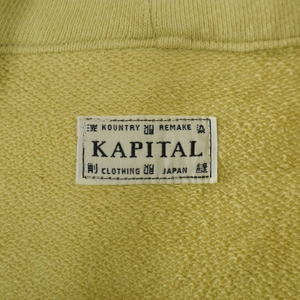 KAPITAL(キャピタル) 25SS デビルフードブルゾン K2504LC156 イエロー