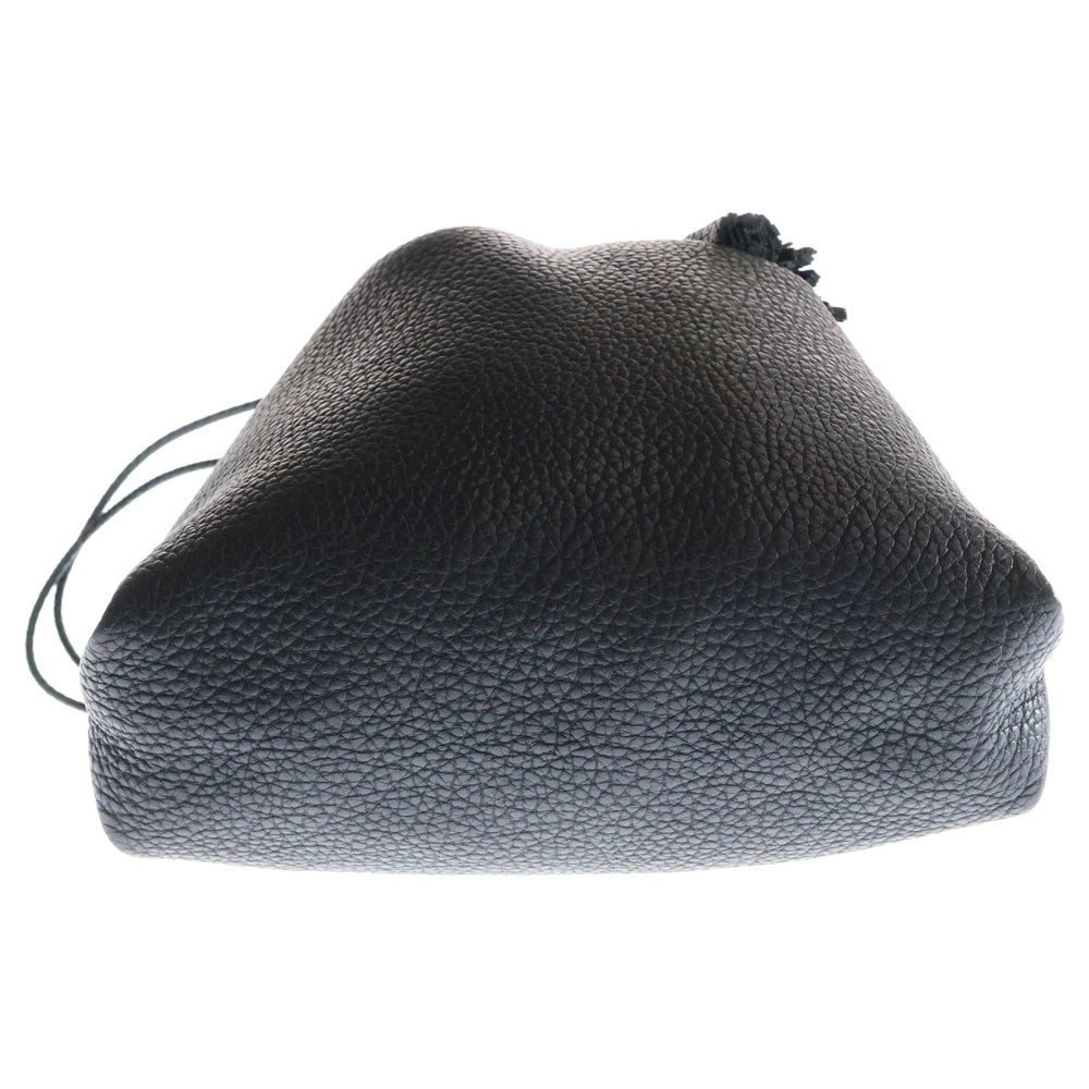 ACATE(アカーテ) × ring レザー巾着 バッグ ブラック