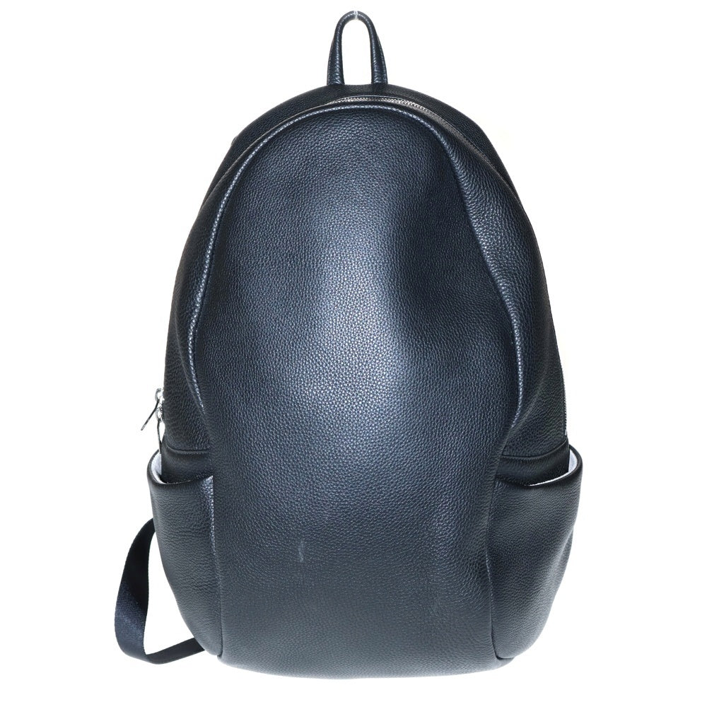 NO BRAND(ノーブランド) THE SOLE (ザソール) ヴォー クリスペ トゴ レザー バックパック ブラック