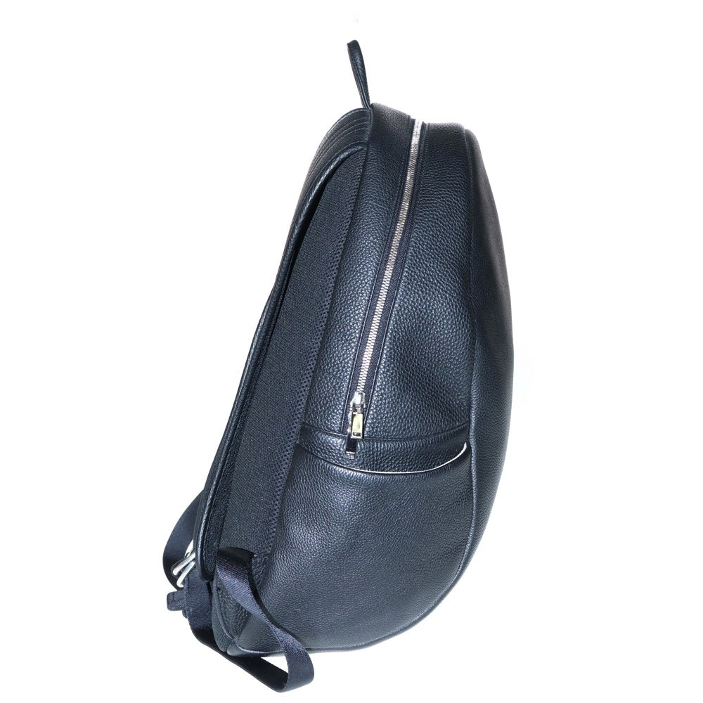 NO BRAND(ノーブランド) THE SOLE (ザソール) ヴォー クリスペ トゴ レザー バックパック ブラック