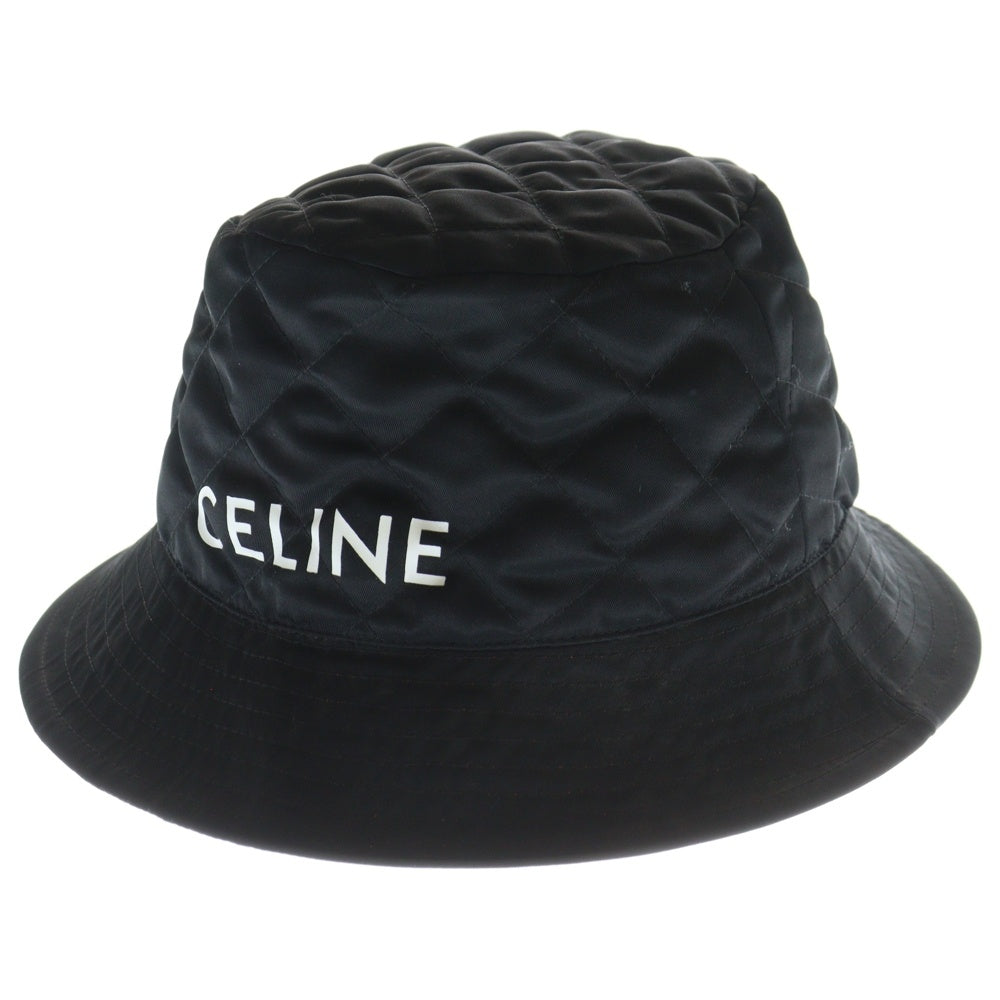 CELINE(セリーヌ) フロントロゴ ナイロン バケットハット 2AUB0930C ブラック