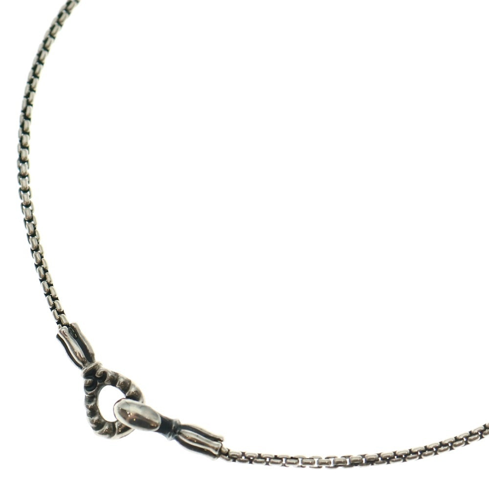 LONE ONES(ロンワンズ) メイティングフライト フック ボックス チェーン ネックレス シルバー MFNH-0002XS