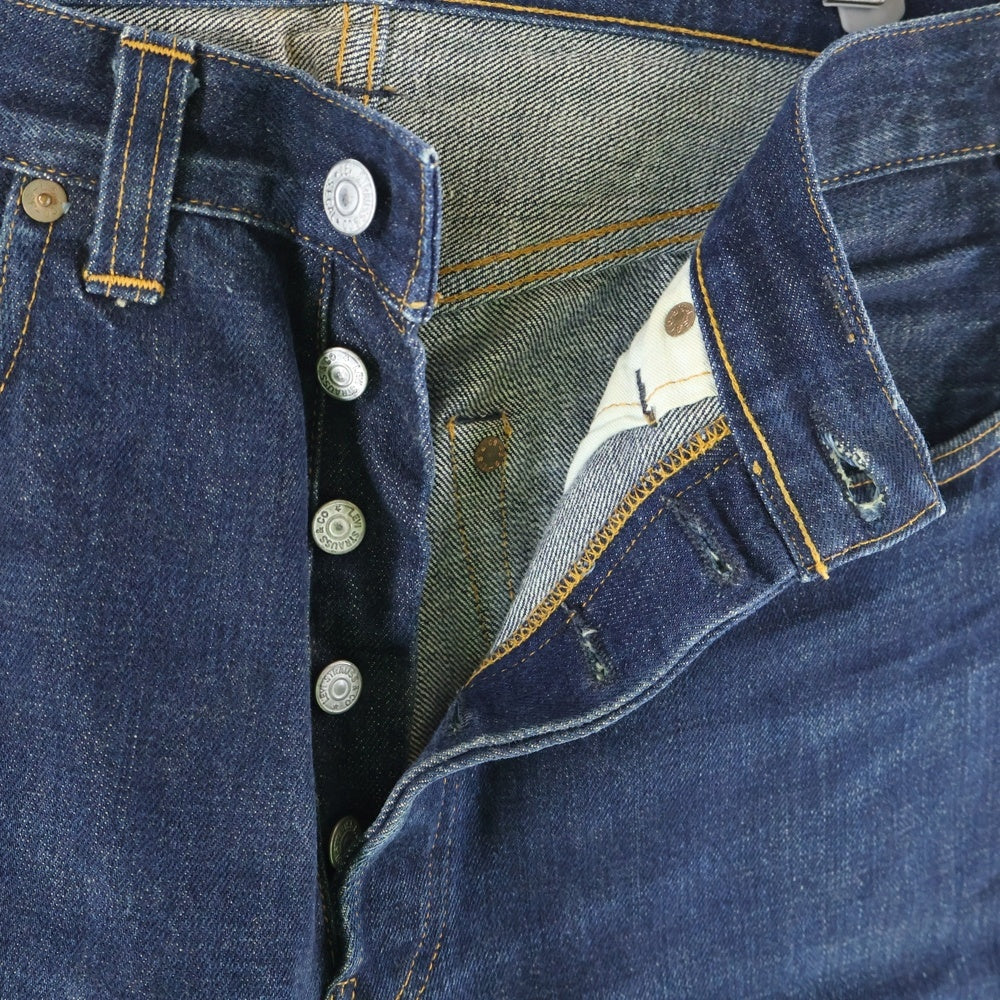 Levi's(リーバイス) 501XX 復刻 ボタン裏555 バレンシア工場 ボタンフライ デニムパンツ インディゴ