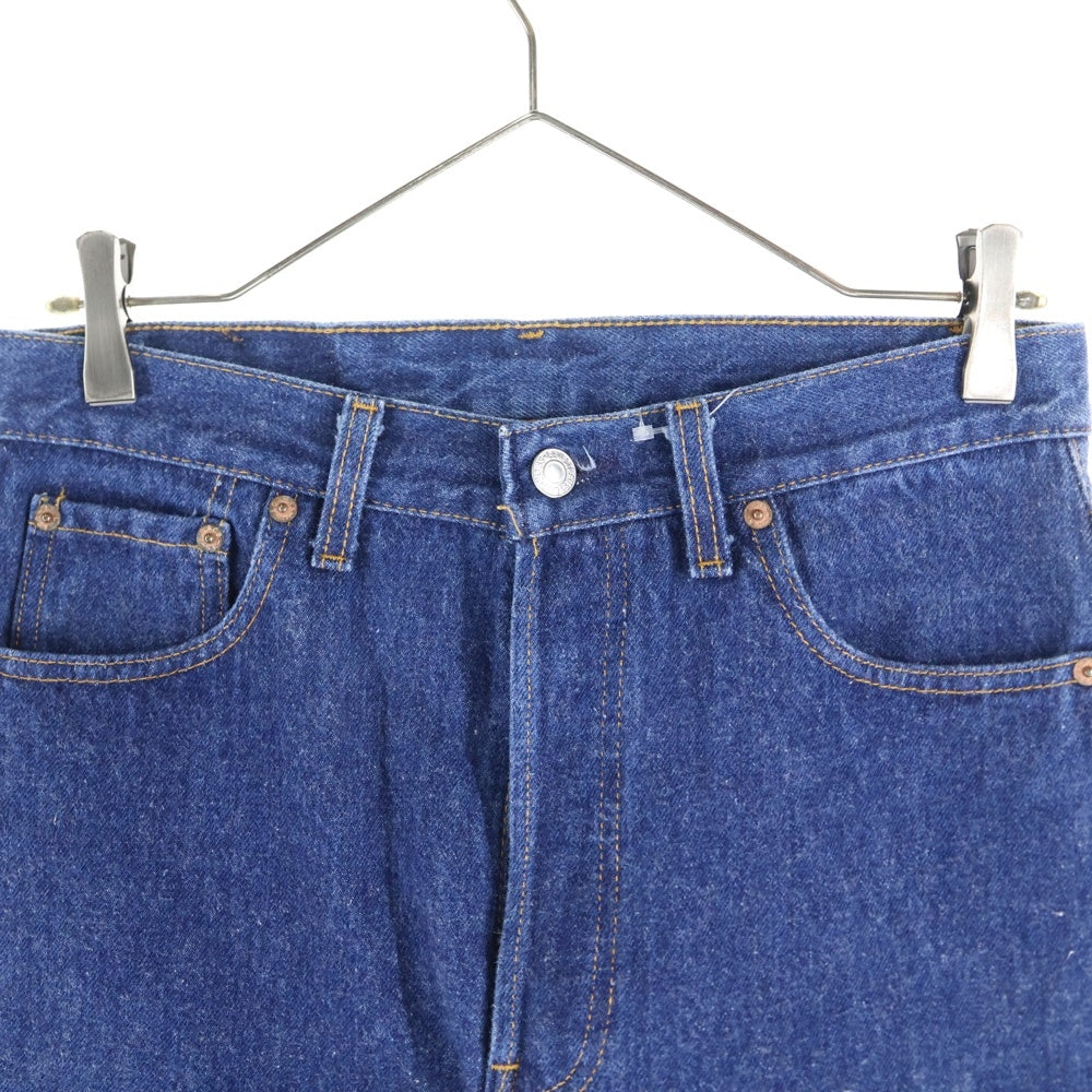 Levi's(リーバイス) 501 ORIGINAL JEANS-RINSE USA製 ボタン裏501 ボタンフライ デニムパンツ インディゴ 00501-0115