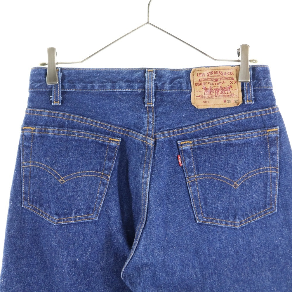 Levi's(リーバイス) 501 ORIGINAL JEANS-RINSE USA製 ボタン裏501 ボタンフライ デニムパンツ インディゴ 00501-0115