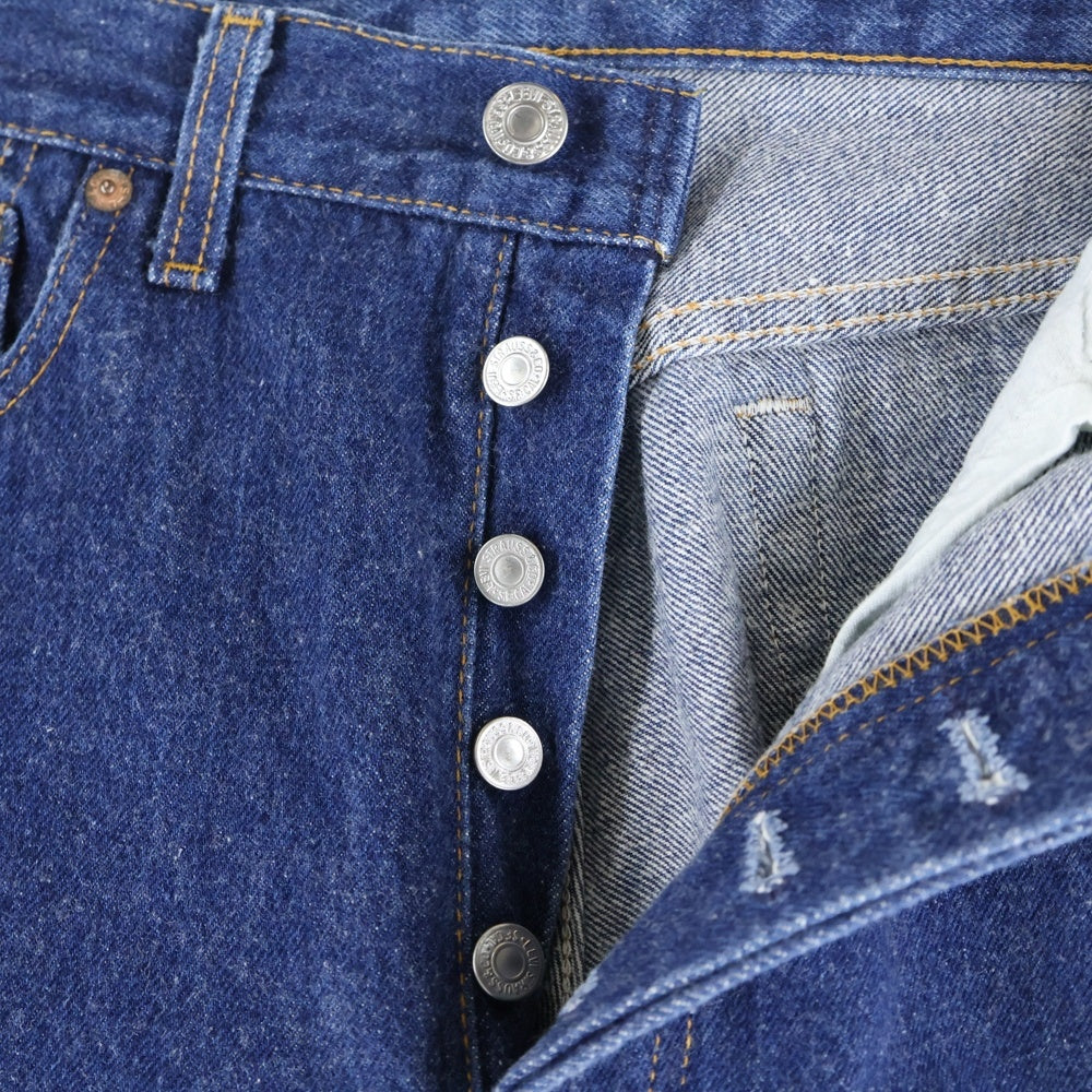 Levi's(リーバイス) 501 ORIGINAL JEANS-RINSE USA製 ボタン裏501 ボタンフライ デニムパンツ インディゴ 00501-0115
