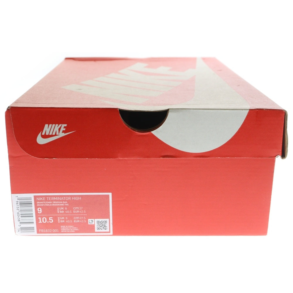 NIKE(ナイキ) TERMINATOR HIGH GEORGETOWN ターミネーター ジョージタウン ハイカットスニーカー シューズ グレー/ネイビー US9/27.0cm FB1832-001