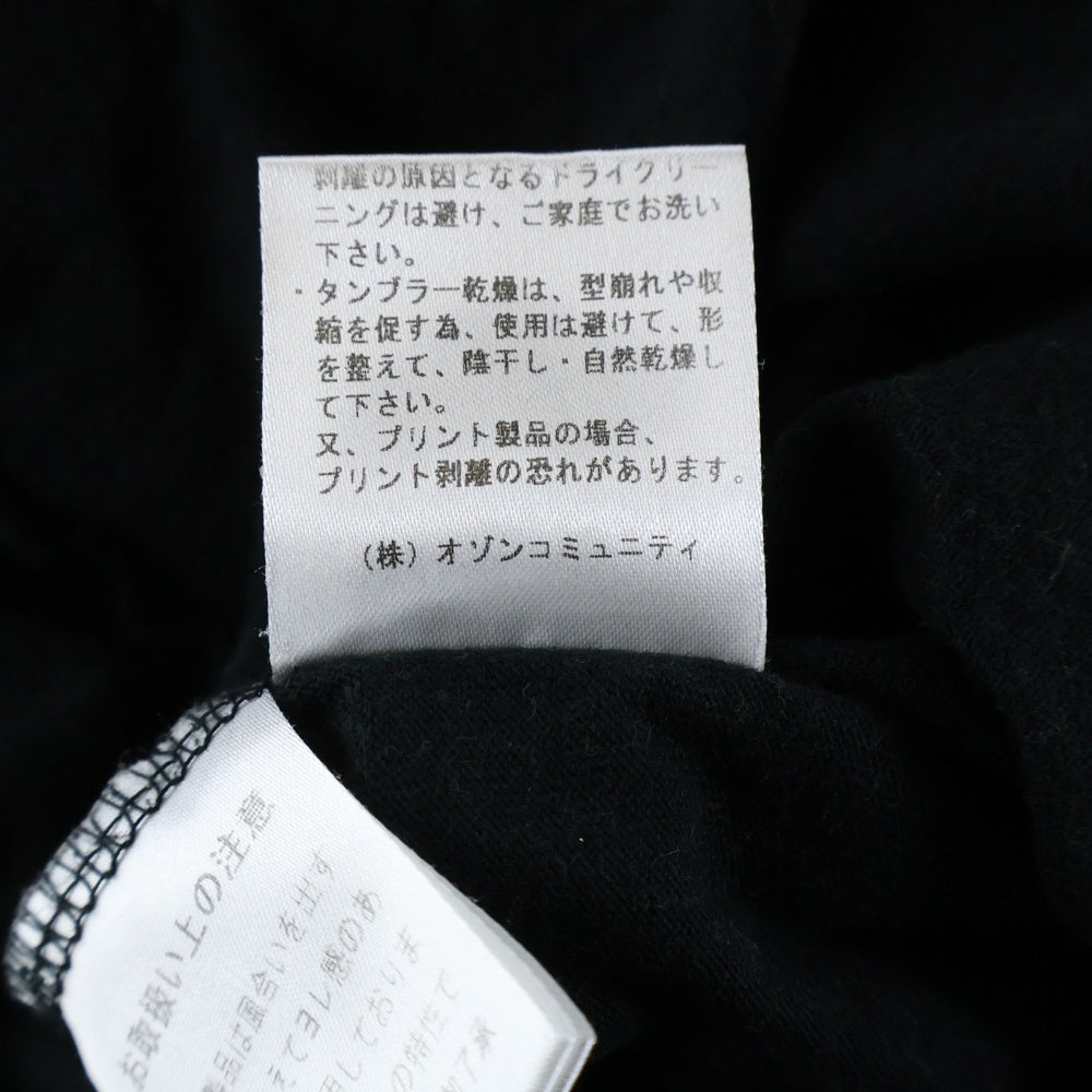 HYSTERIC GLAMOUR(ヒステリックグラマー) 22SS HG LOGO TYPE TEE ロゴプリント クルーネック 半袖Tシャツ カットソー ブラック 02221CT08