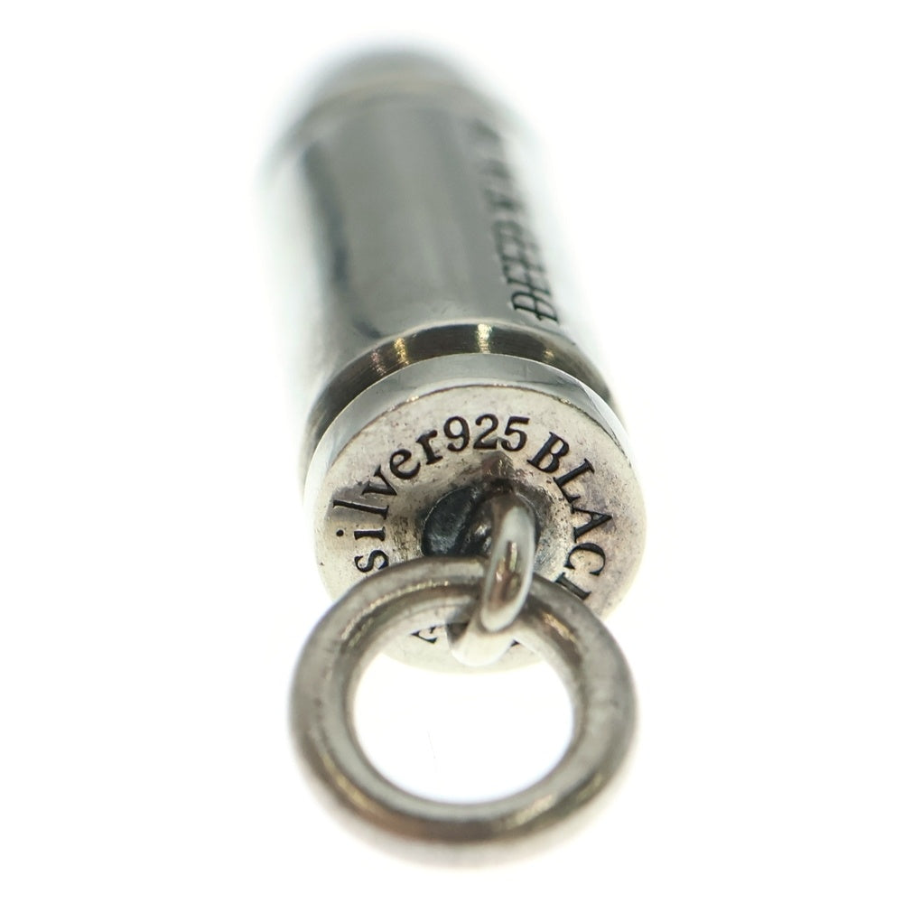 BLACK DEED(ブラックディード) 9mm パラベラムバレット 銃弾ネックレストップ ペンダント シルバー BDSP-009