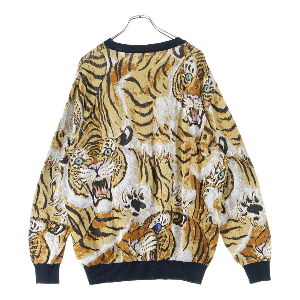 WACKO MARIA(ワコマリア) 23SS × TIM LEHI KNIT JACQUARD SWEATER 23SS-WMK-KN17 ティムリーハイ ジャガードニットセーター ブラウン