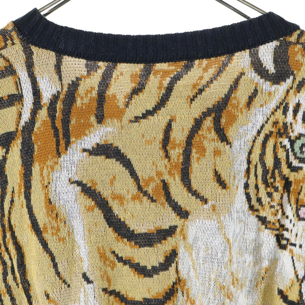 WACKO MARIA(ワコマリア) 23SS × TIM LEHI KNIT JACQUARD SWEATER 23SS-WMK-KN17 ティムリーハイ ジャガードニットセーター ブラウン