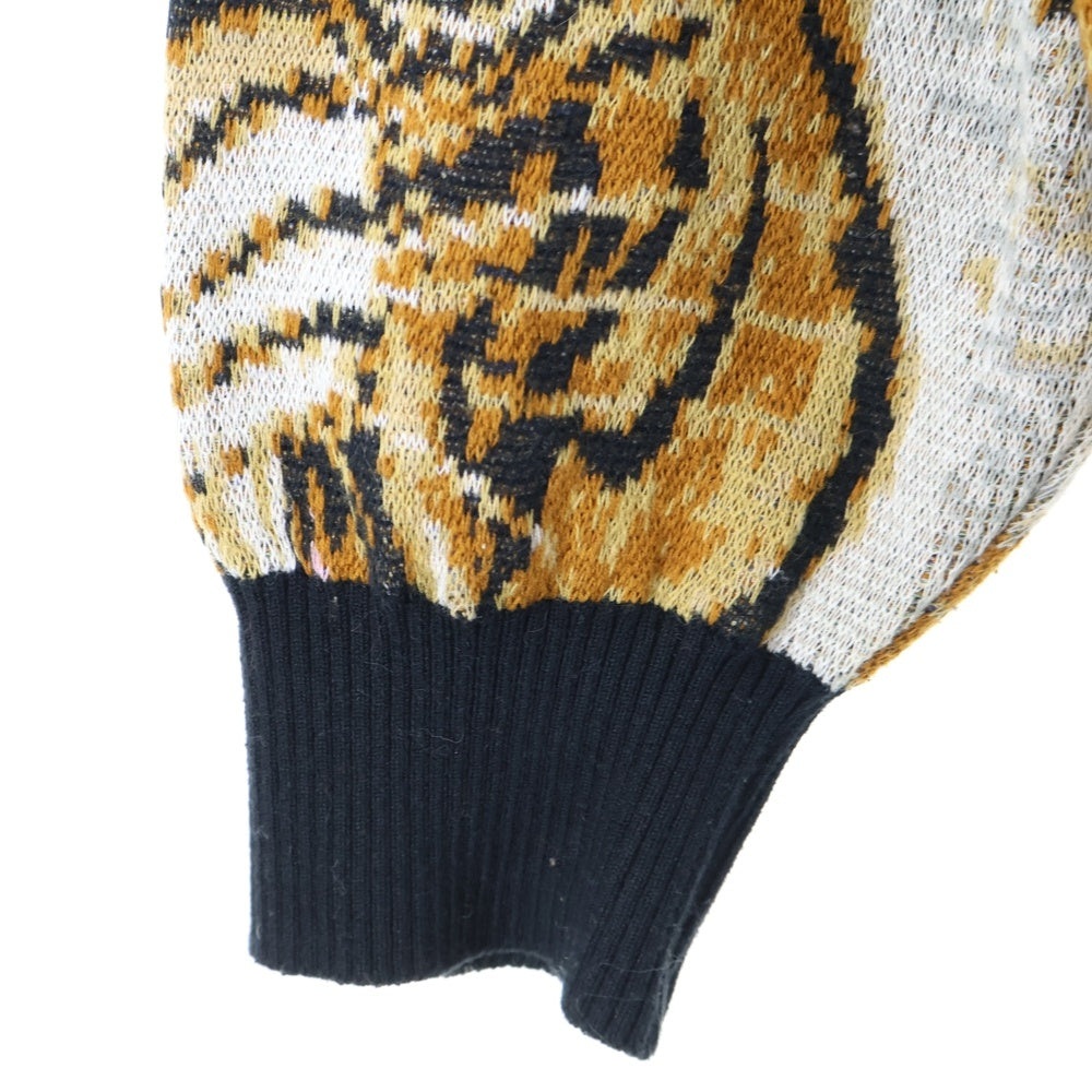 WACKO MARIA(ワコマリア) 23SS × TIM LEHI KNIT JACQUARD SWEATER 23SS-WMK-KN17 ティムリーハイ ジャガードニットセーター ブラウン