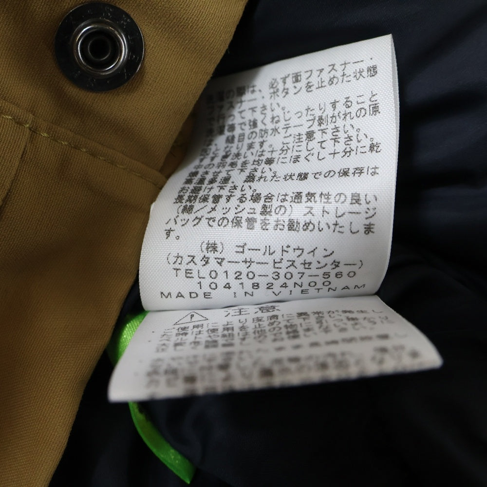THE NORTH FACE(ザノースフェイス) MOUNTAIN DOWN JACKET GORE-TEX ND91930 マウンテンダウンジャケット アウター ゴアテックス ブラウン/ブラック