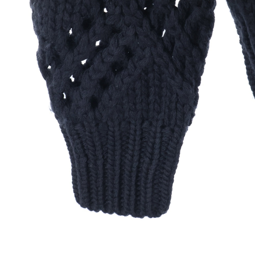 JIL SANDER(ジルサンダー) 25AW Sweaters 編込 ケーブルニットセーター ブラック J03GP0184