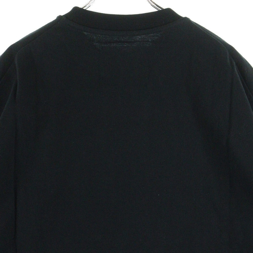 JIL SANDER(ジルサンダー) T-SHIRT CN SS ロゴプリント クルーネック 半袖Tシャツ カットソー ブラック J03GC0137