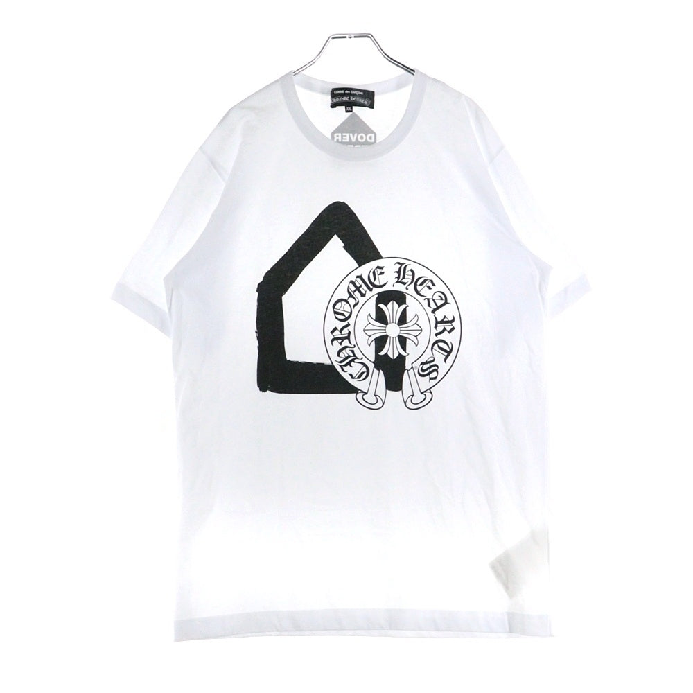 CHROME HEARTS(クロムハーツ) ×DOVER STREET MARKET COMME des GARCONS ドーバーストリート コムデギャルソン 半袖Tシャツ カットソー ホワイト ZI-T002