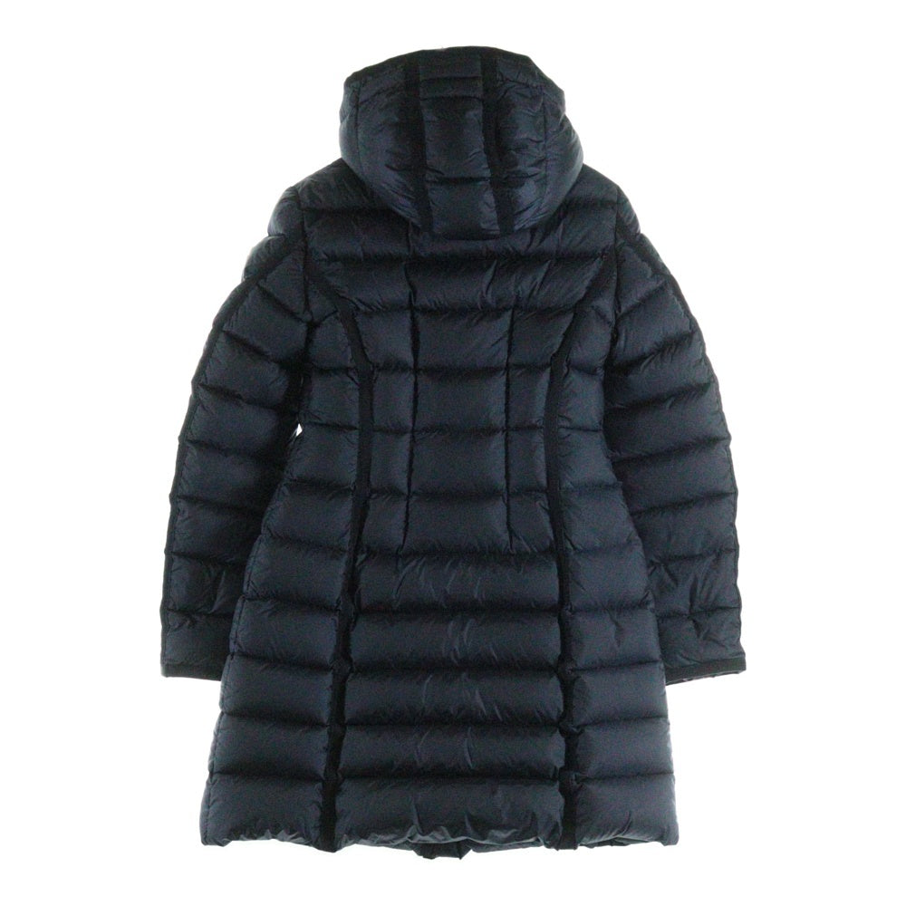 MONCLER(モンクレール) 17AW HERMINE エルミンヌ フーデッド ジップアップ ダウンジャケット コート ネイビー レディース C20934930005 53048