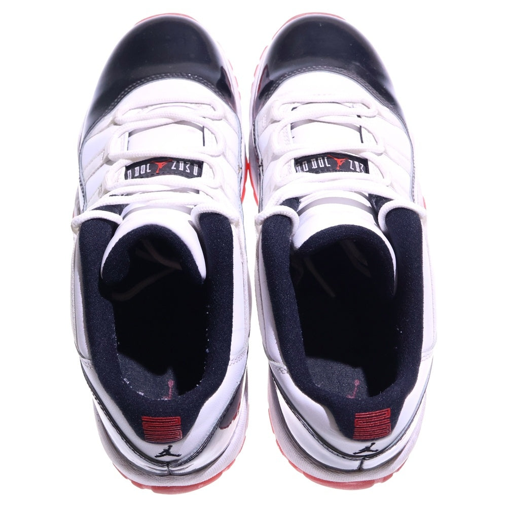 NIKE(ナイキ) AIR JORDAN11 LOW GS GYM RED エアジョーダン ジムレッド ローカットスニーカー ホワイト/レッド US7Y/25.0cm 528896-160