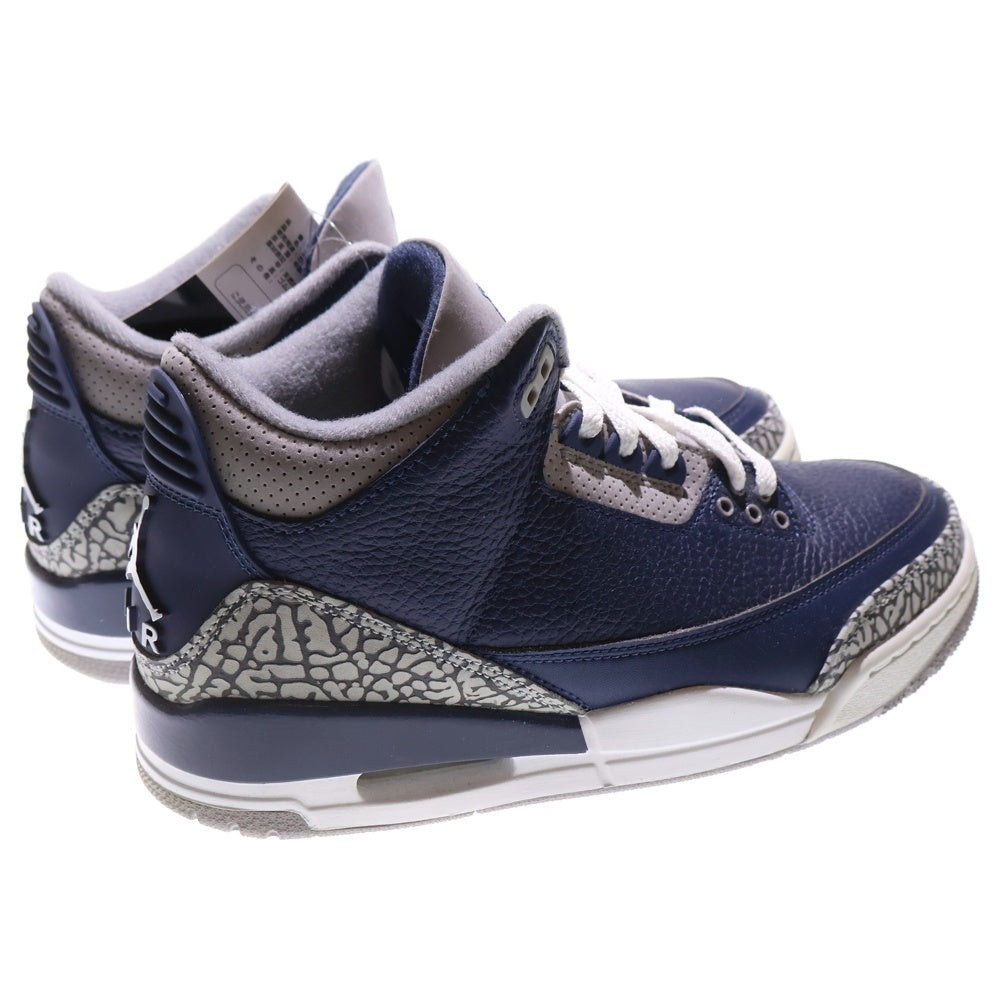 NIKE(ナイキ) AIR JORDAN 3 RETRO MIDNIGHT NAVY エアジョーダン ミッドナイト ローカットスニーカー ネイビー US7/25.0cm CT8532-401