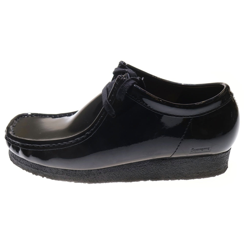 SUPREME(シュプリーム) 25SS ×CLARKS PATENT LEATHER WALLABEE クラークス パテントレザー ワラビー ローカットシューズ US8/26.0cm 61713195