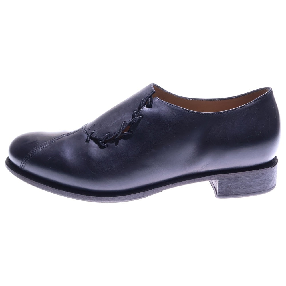 Yohji Yamamoto(ヨウジヤマモト) × CHEREVICHKIOTVICHKI WAXED CALF PATCHWORK SHOES シェレヴィッキオヴィッキ レザー レースアップシューズ ブラック