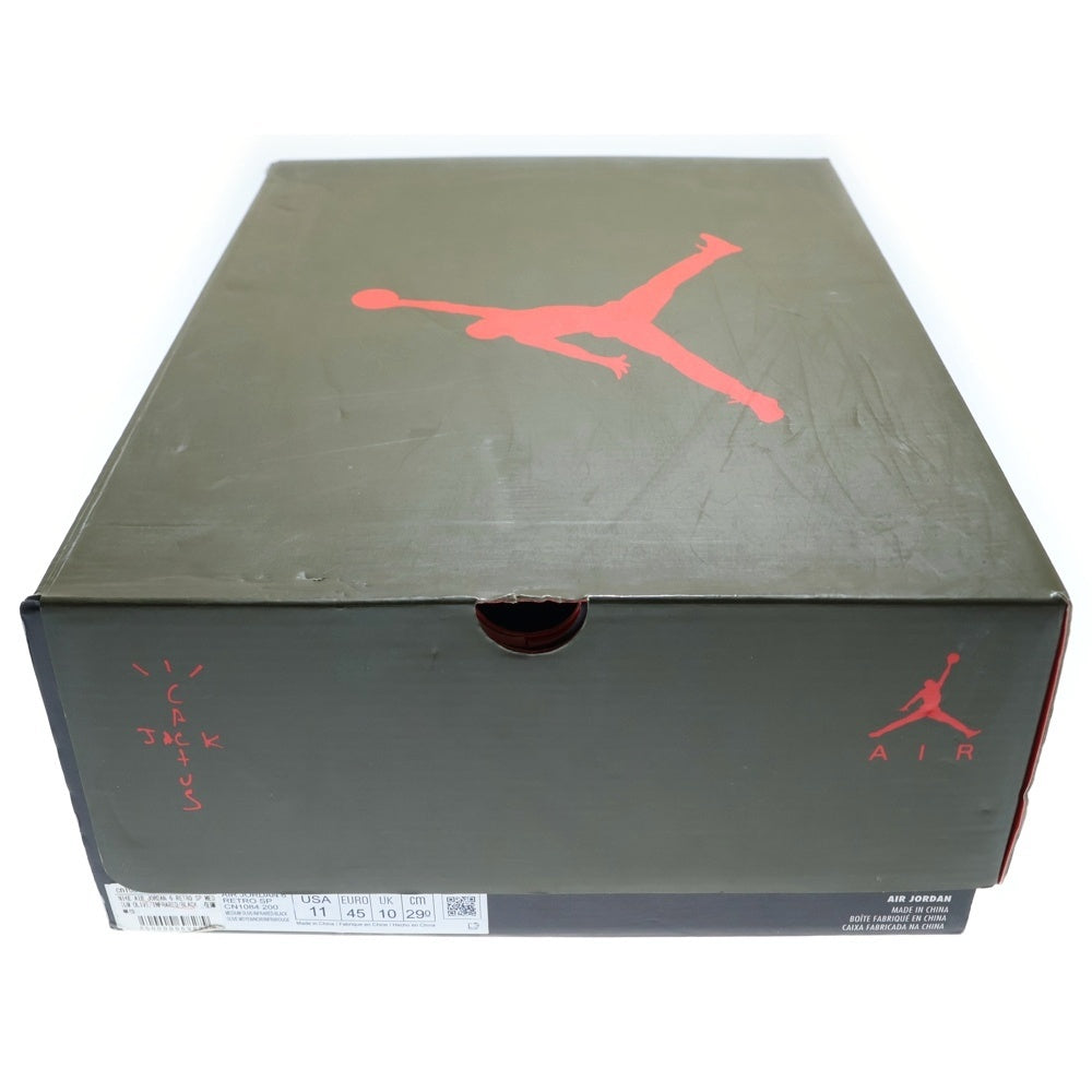 NIKE(ナイキ) ×TRAVIS SCOTT AIR JORDAN 6 RETRO SP トラヴィススコット エアジョーダン ハイカットスニーカーカーキ US11/29.0cm CN1084-200