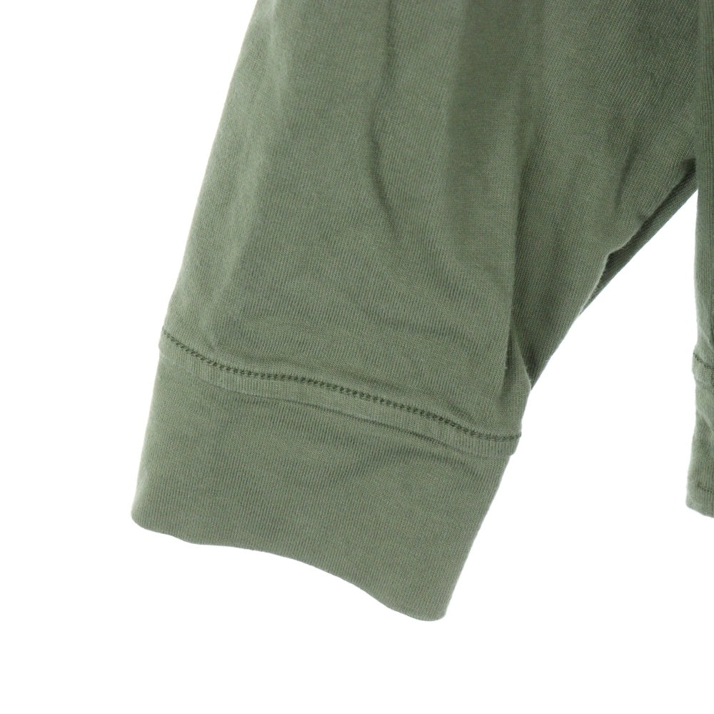 STONE ISLAND(ストーンアイランド) ガーメントダイ アームロゴワッペン ロングスリーブカットソー 長袖Tシャツ 811563750 カーキ