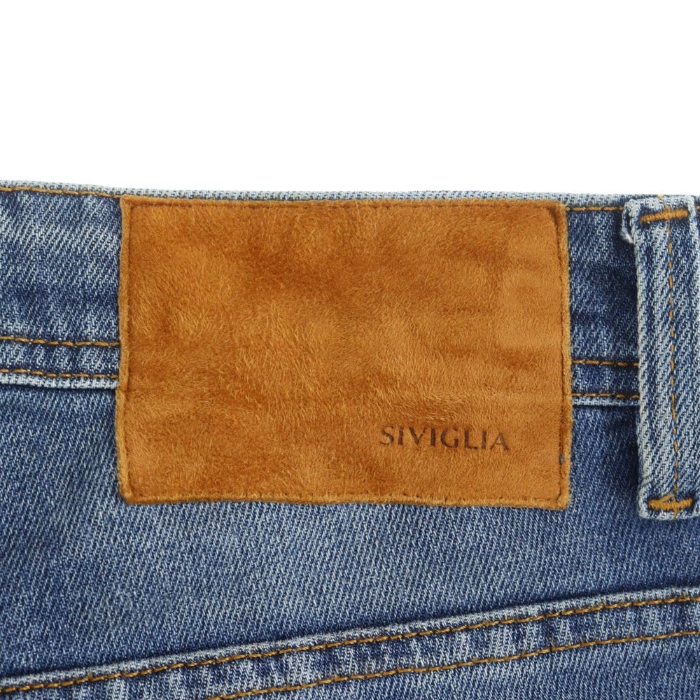 SIVIGLIA(シヴィリア) バックパッチ デニムパンツ 222J MQ200D 80340 インディゴ