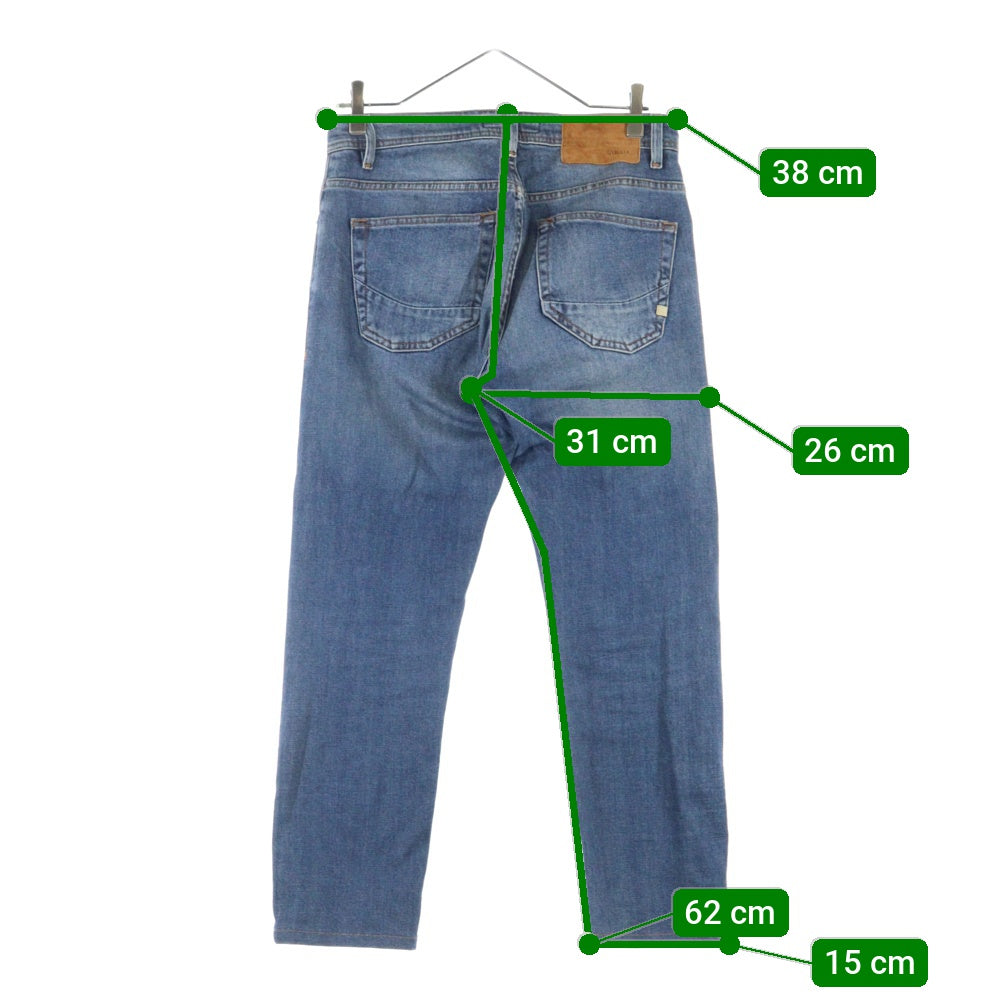 SIVIGLIA(シヴィリア) バックパッチ デニムパンツ 222J MQ200D 80340 インディゴ