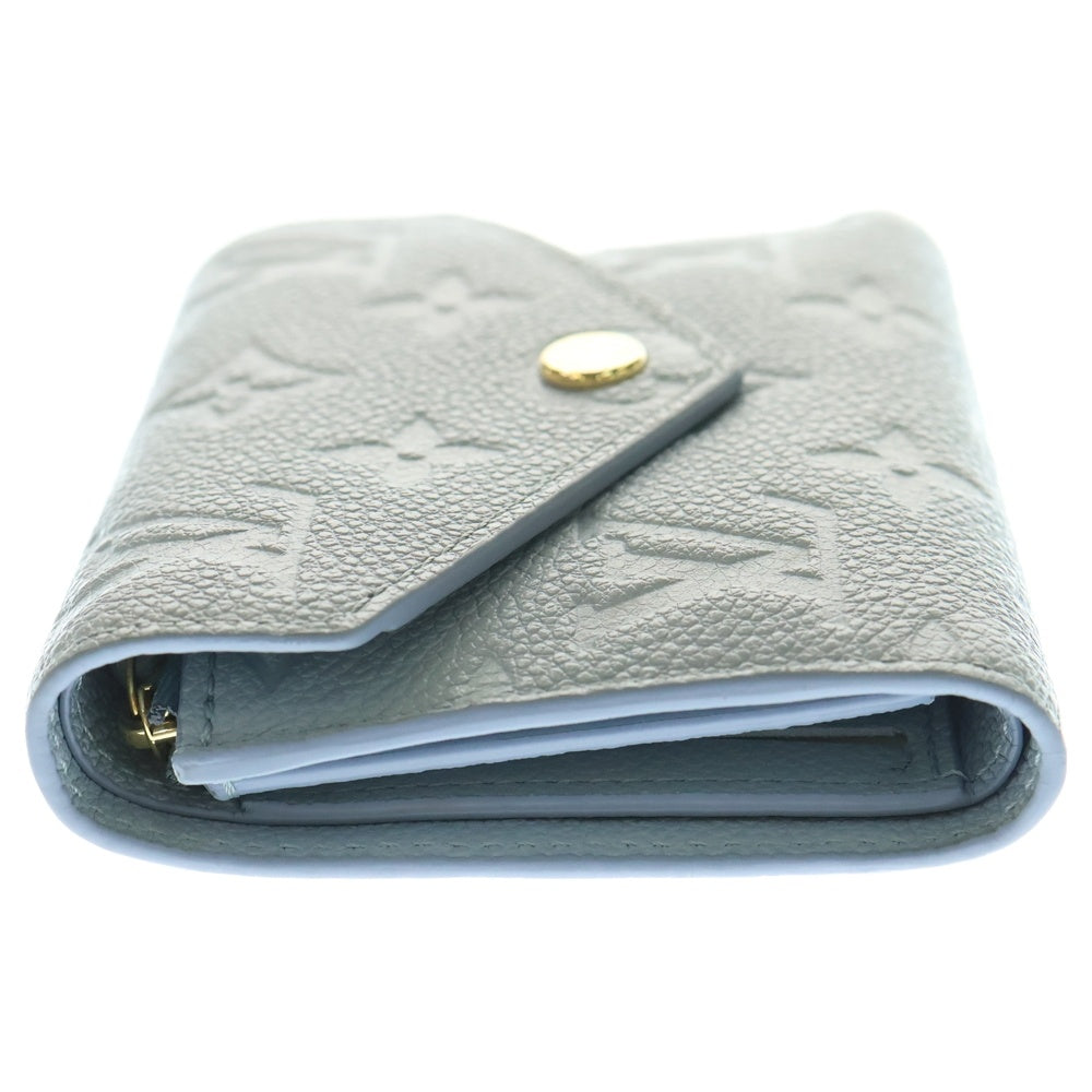 LOUIS VUITTON(ルイヴィトン) ポルトフォイユヴィクトリーヌ 3つ折り財布 M83271 ライトブルー