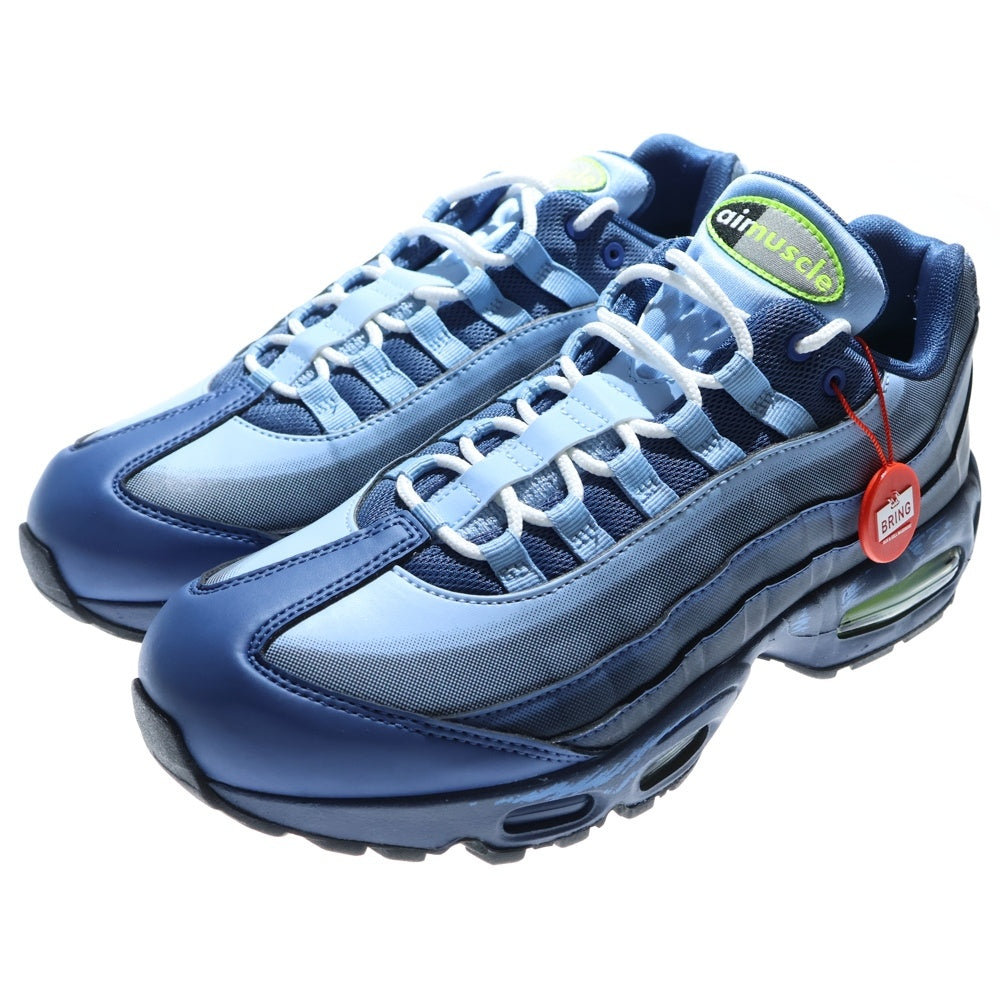 NIKE(ナイキ) AIR MUSCLE 95 QS YGO II7404-400 遊戯王 エアマックス ローカットスニーカー シューズ ブルー US10/28.0cm
