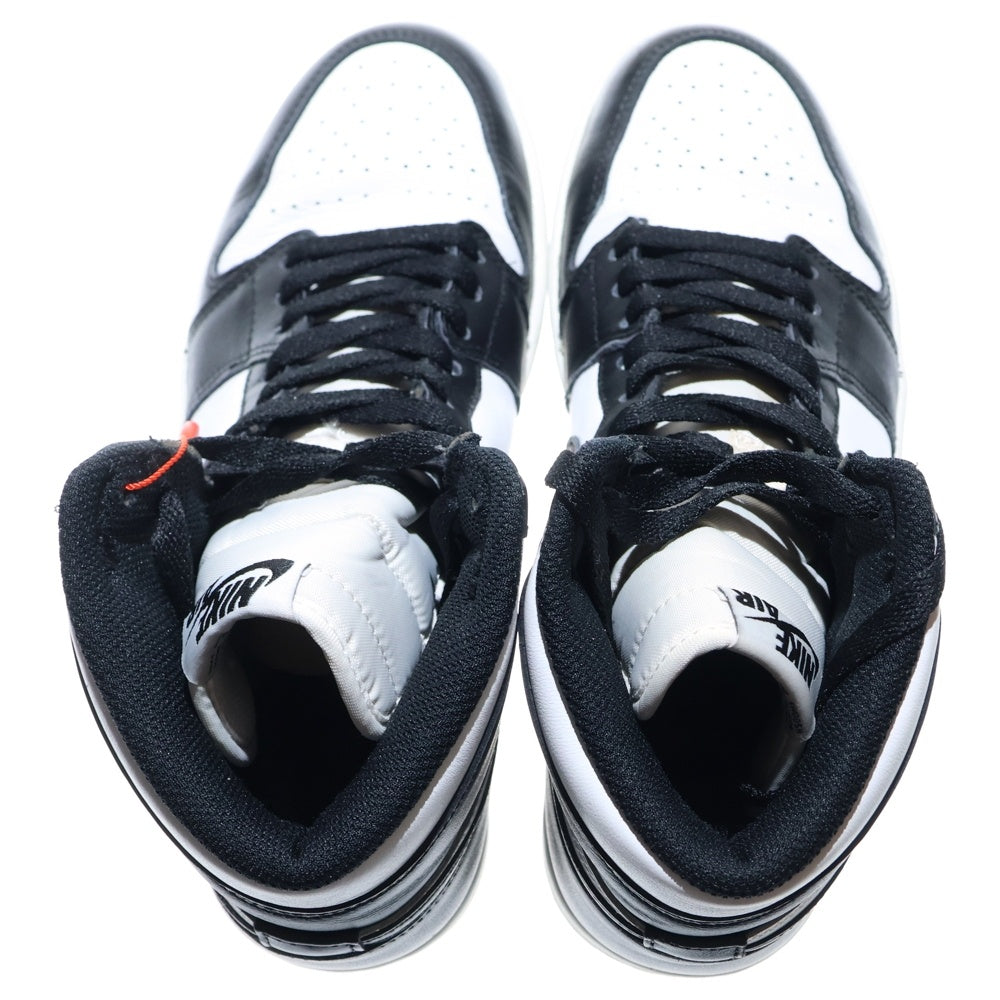 NIKE(ナイキ) AIR JORDAN 1 RETRO HIGH OG BLACK WHITE PANDA 555088-010 エアジョーダン 1 レトロ ハイカットスニーカー シューズ ホワイト/ブラック US9/27.0cm
