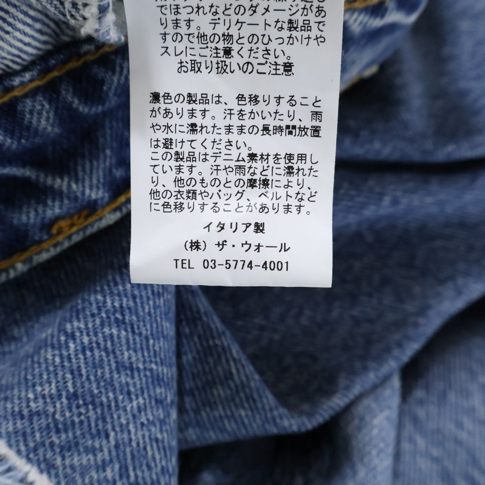 PROTOTYPES(プロトタイプス) NEW DENIM PANTS ニューデニムパンツ ジップフライ ワイドデニムパンツ 28PT04PA04US インディゴ
