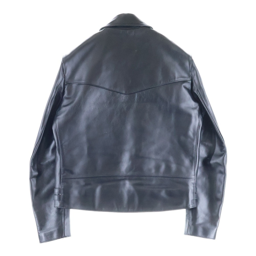 Lewis Leathers(ルイスレザー) 391TH TIGHT FIT LIGHTNING HORSE HIDE ホースハイド タイトフィット ダブルライダースジャケット ブラック