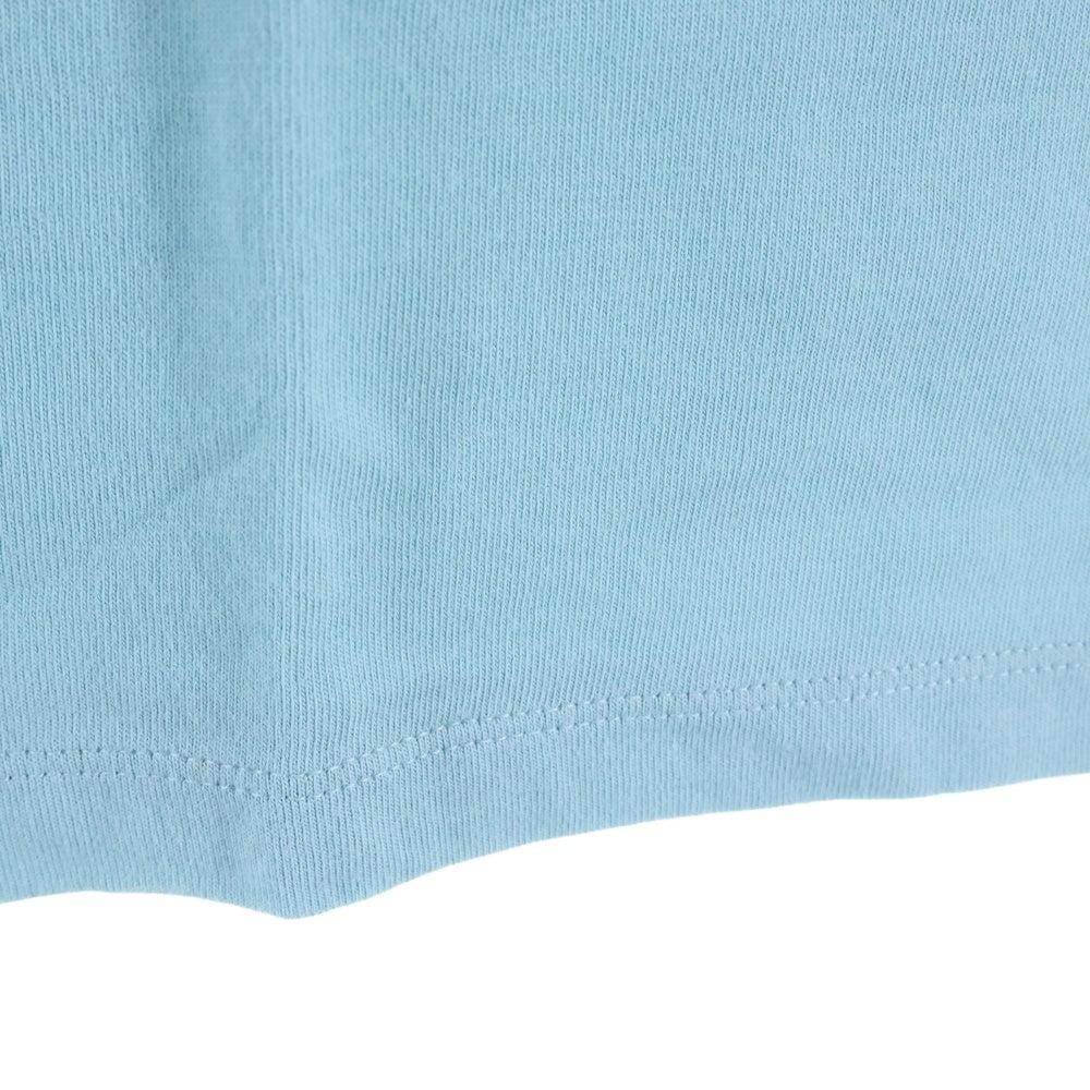 GUCCI(グッチ) アップルプリント クルーネック 半袖Tシャツ カットソー ライトブルー 703439