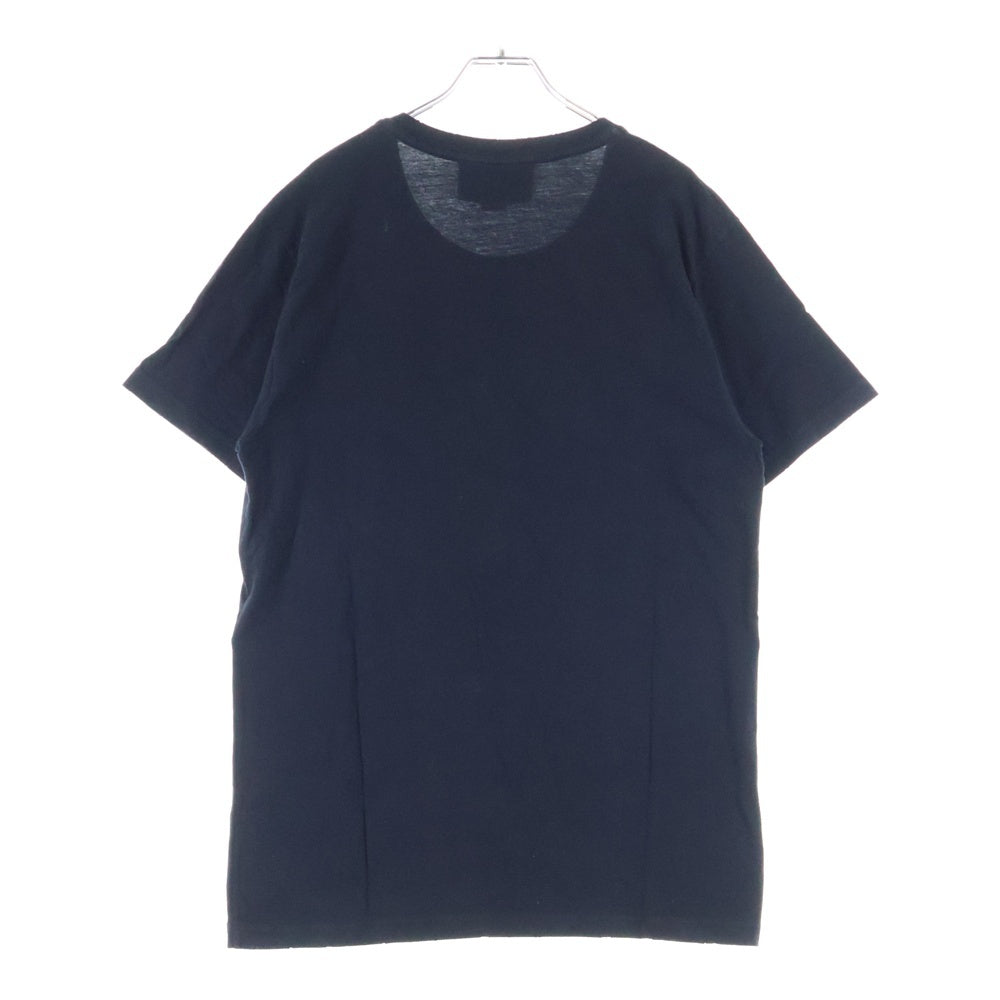 GUCCI(グッチ) パンサー刺繍 ロゴプリント クルーネック 半袖Tシャツ カットソー ブラック 493117