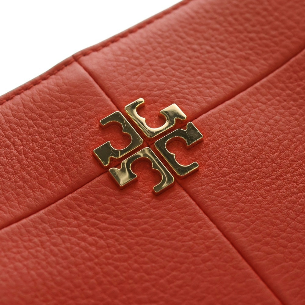 TORY BURCH(トリー バーチ) Tロゴ レザー チェーン ショルダーバッグ レッド レディース