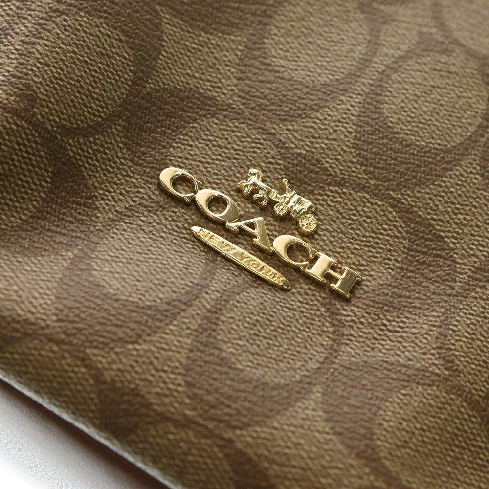 COACH(コーチ) シグネチャーロゴ 2WAY ハンド ショルダーバッグ ブラウン F31477 レディース