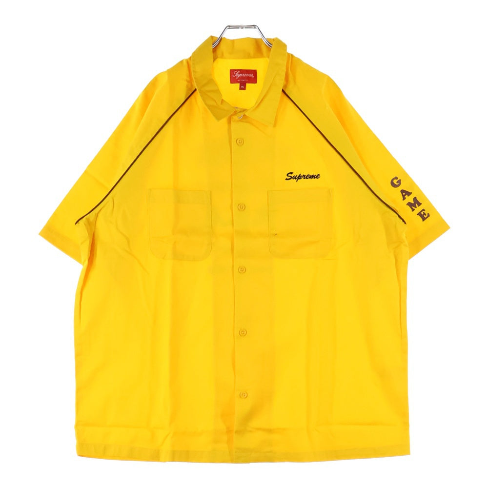 SUPREME(シュプリーム) 22SS Fuck Everything S/S Work Shirt ファック エブリシング 半袖ワークシャツ イエロー