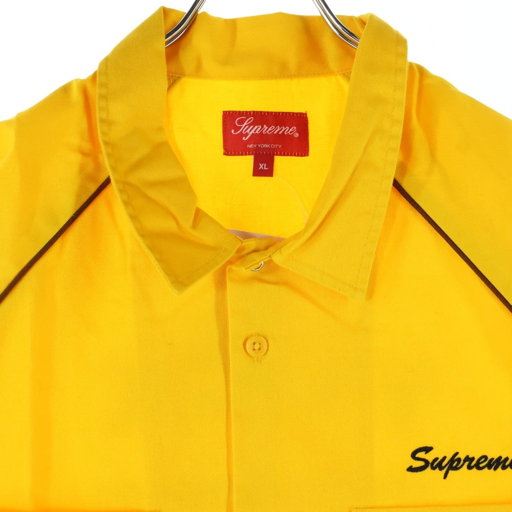 SUPREME(シュプリーム) 22SS Fuck Everything S/S Work Shirt ファック エブリシング 半袖ワークシャツ イエロー