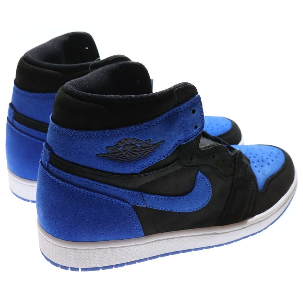 NIKE(ナイキ) AIR JORDAN 1 RETRO HIGH OG ROYAL REIMAGINED エアジョーダン1 レトロ ロイヤル リイマジンド ハイカットスニーカー ブラック/ブルー US11/29.0cm DZ5485-042